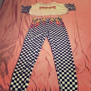 2 piece checkers race set